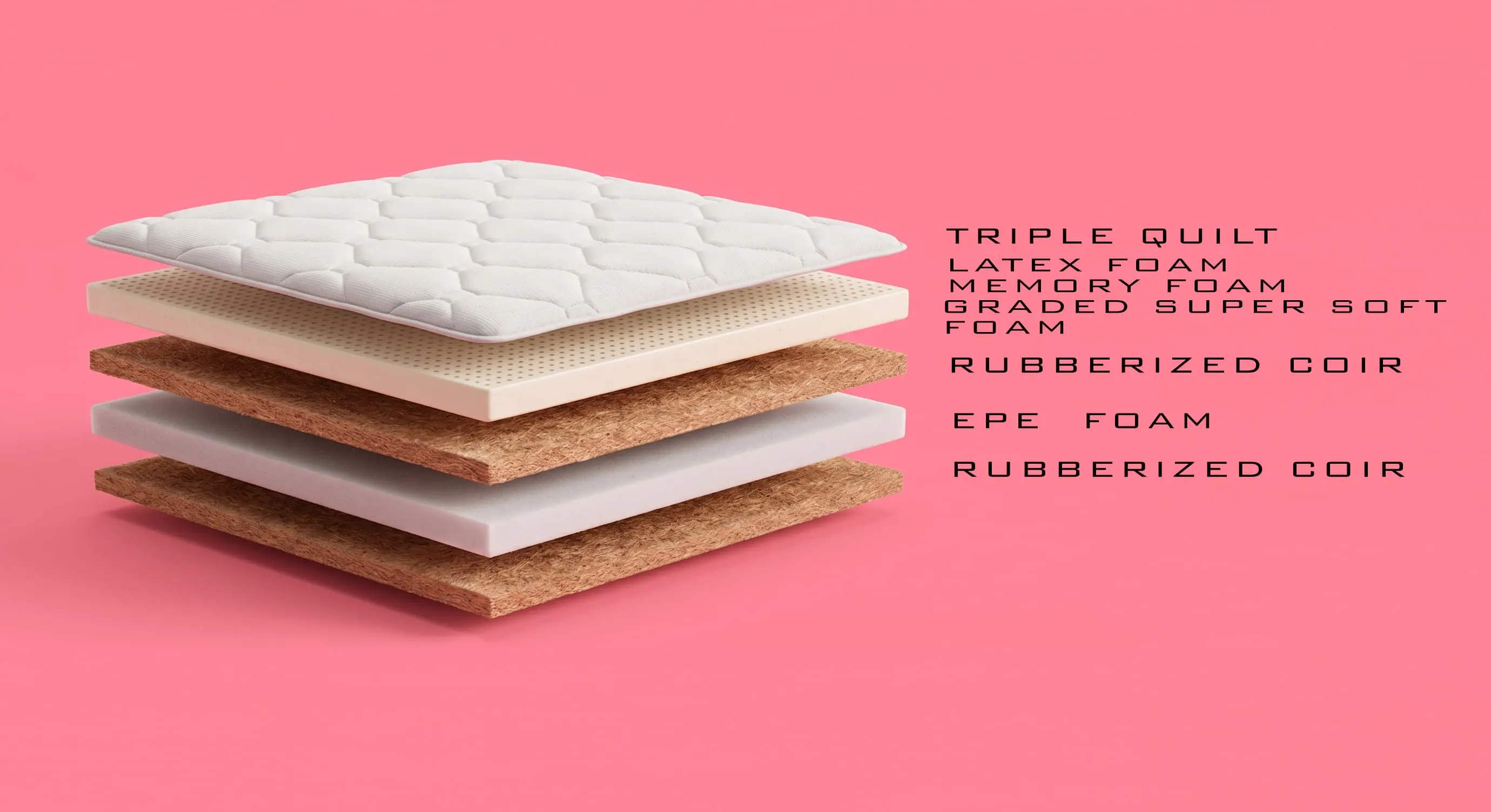 Marvel Flexon 9-Inch Hybrid Latex & Memory Foam Mattress